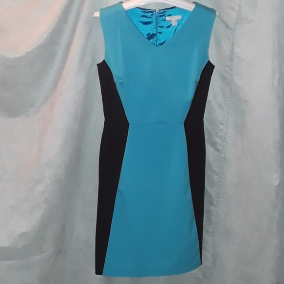 New York & Company Dresses & Skirts - NY&CO color block black blue sleeveless dress